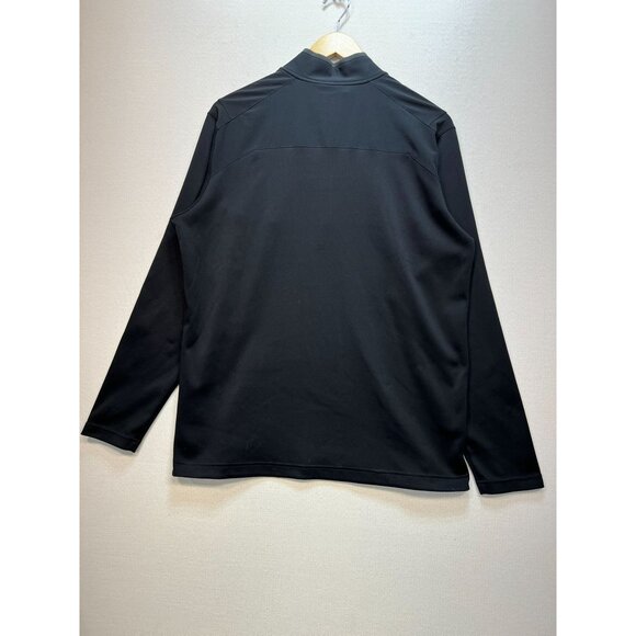 Nike Golf Dri-Fit Tour Performance Athletic Shirt Men L Black 1/4 Zip Activewear - Picture 9 of 11